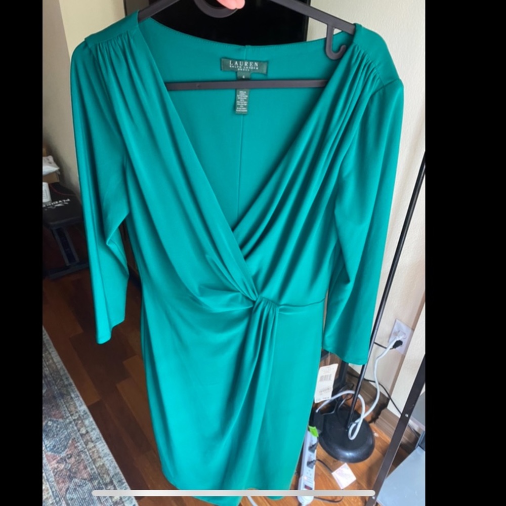 NWT Ralph Lauren Green Dress